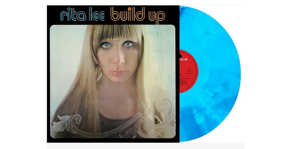 Rita Lee: álbum 'Build Up' é relançado em vinil azul marmorizado Rita Lee: álbum 'Build Up' é relançado em vinil azul marmorizado