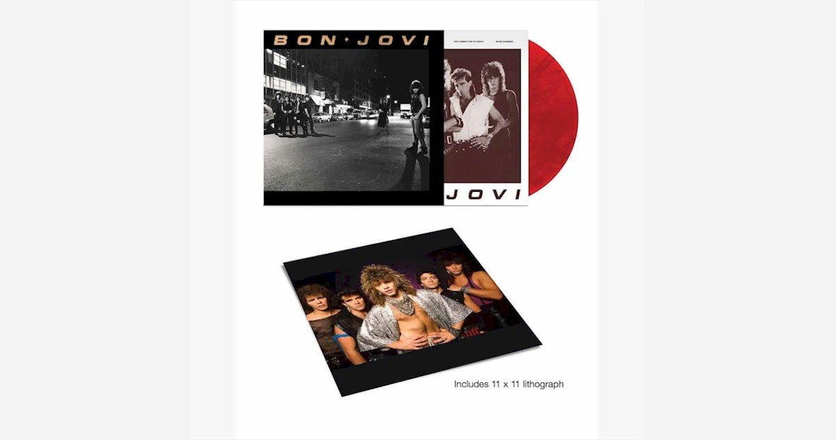 Bon Jovi relança álbum de estreia em vinil de cor rubi no Brasil Bon Jovi relança álbum de estreia em vinil de cor rubi no Brasil