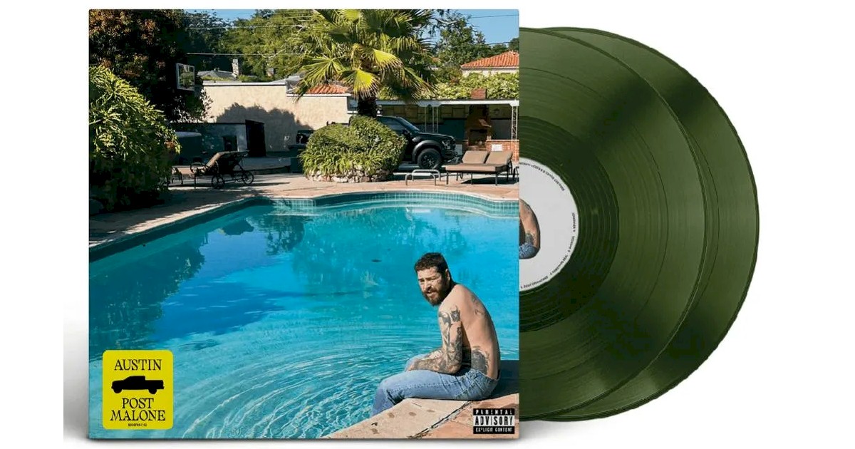 Post Malone relança 'Austin' em vinil duplo verde