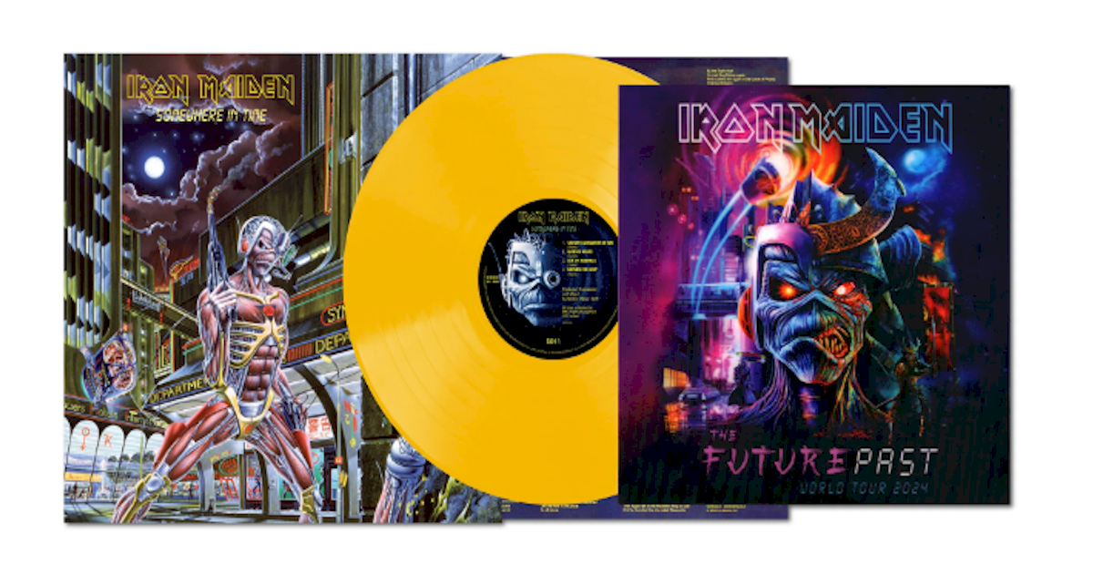 Iron Maiden: clássico 'Somewhere In Time' ganha reedição em vinil amarelo Iron Maiden: clássico 'Somewhere In Time' ganha reedição em vinil amarelo