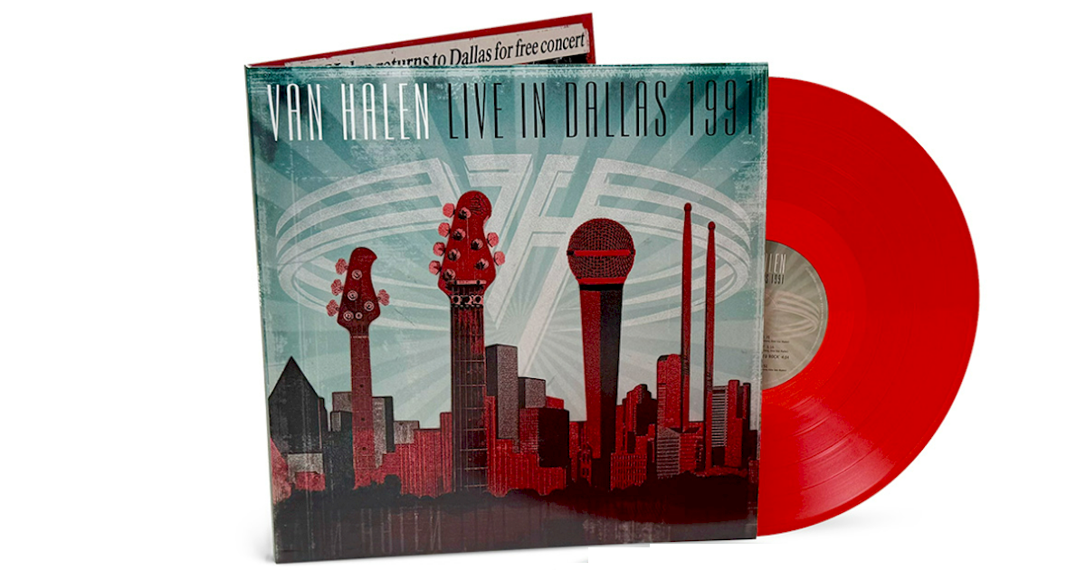 Van Halen lança 'Live in Dallas 1991' em vinil duplo vermelho Van Halen lança 'Live in Dallas 1991' em vinil duplo vermelho