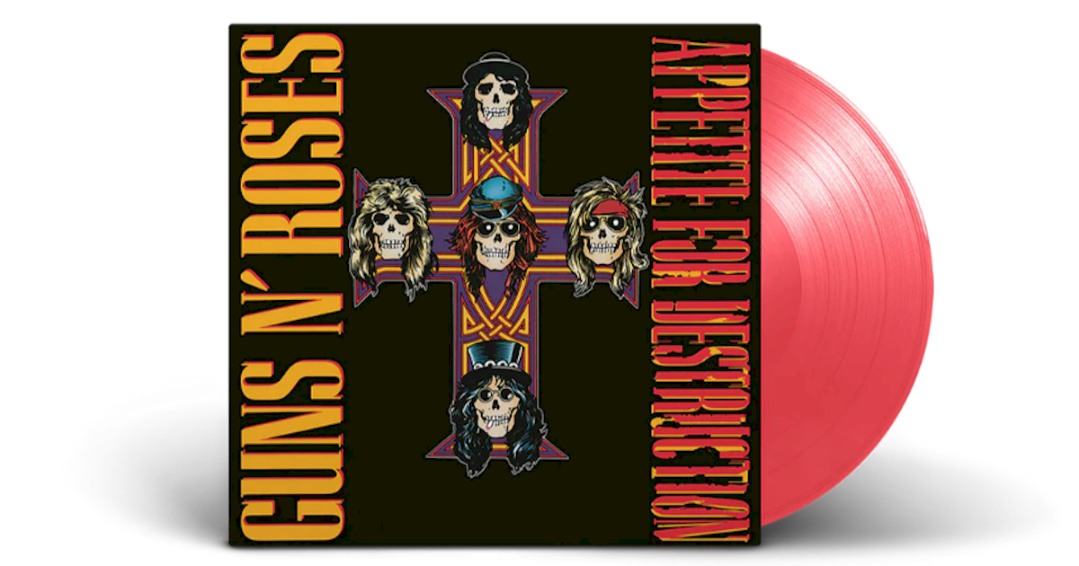 Guns N' Roses relança 'Appetite For Destruction' em vinil vermelho Guns N' Roses relança 'Appetite For Destruction' em vinil vermelho