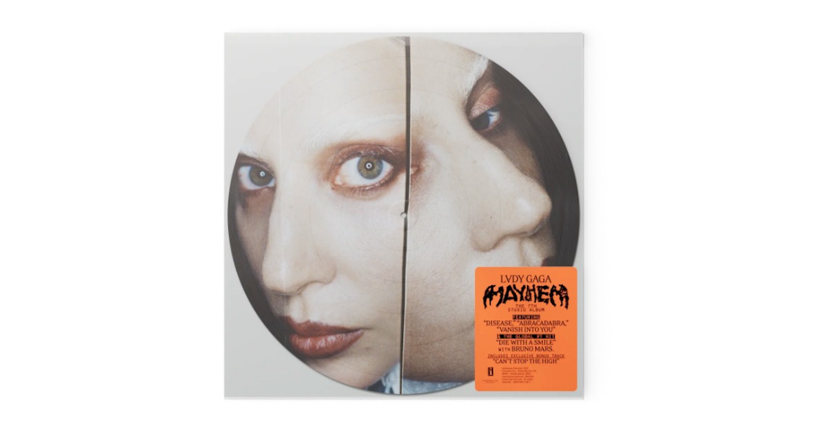 Lady Gaga lança 'Mayhem' em disco de vinil 'Picture disc' Lady Gaga lança 'Mayhem' em disco de vinil 'Picture disc'