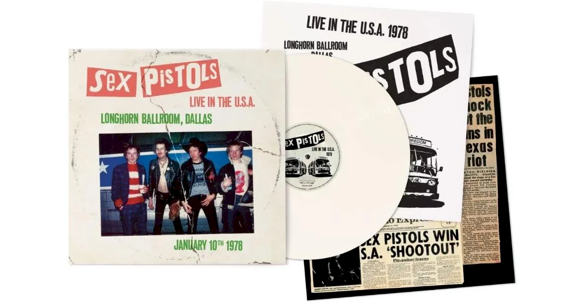 Sex Pistols: show gravado em 1978 ganha edição em vinil branco Sex Pistols: show gravado em 1978 ganha edição em vinil branco