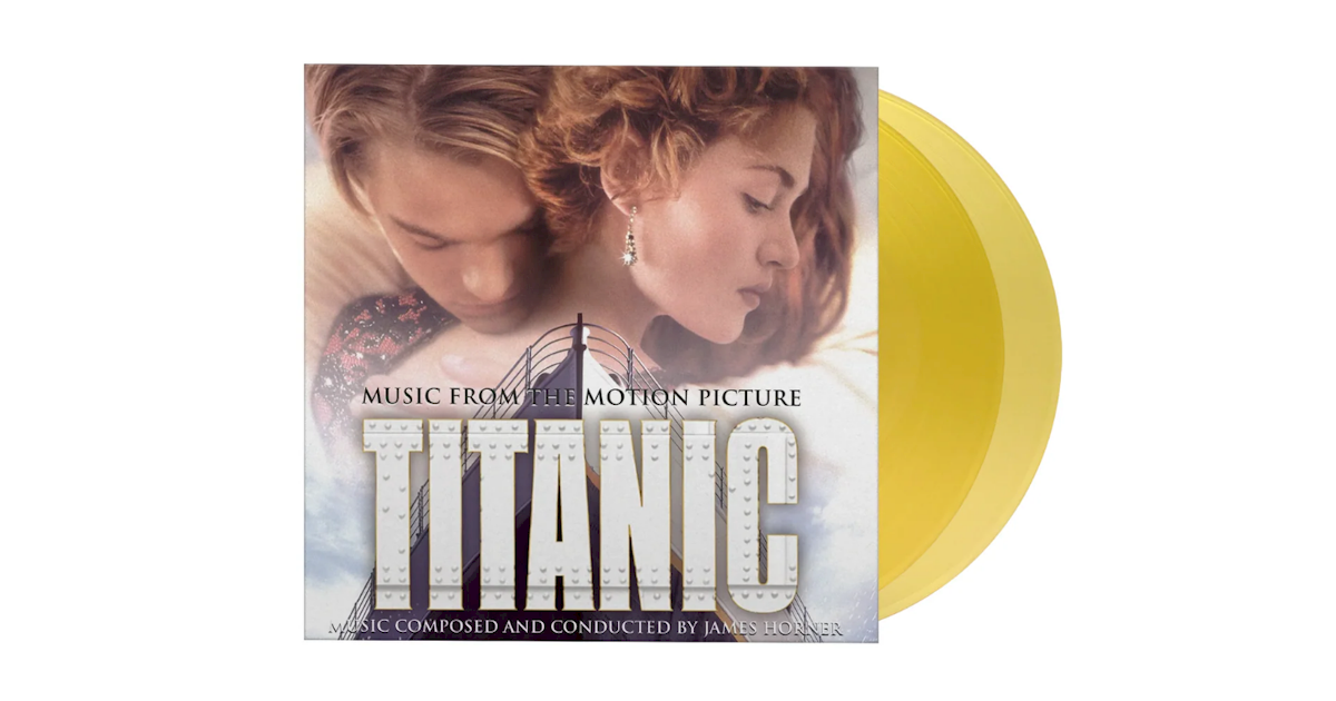 Trilha sonora de 'Titanic' ganha edição especial em vinil duplo amarelo Trilha sonora de 'Titanic' ganha edição especial em vinil duplo amarelo