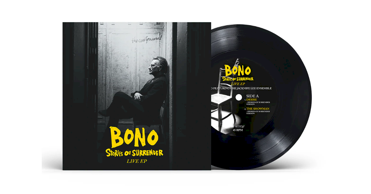 Bono reimagina clássicos do U2 no vinil 'Stories of Surrender Live EP' Bono reimagina clássicos do U2 no vinil 'Stories of Surrender Live EP'