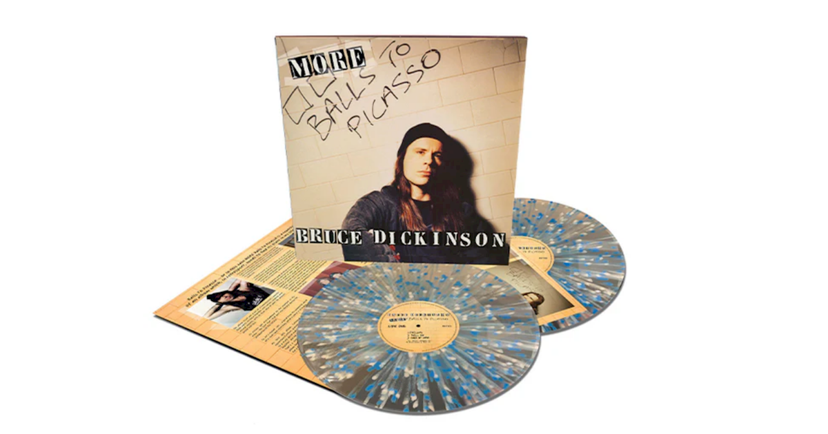 Bruce Dickinson relança 'More Balls to Picasso' em disco de vinil splatter duplo Bruce Dickinson relança 'More Balls to Picasso' em disco de vinil splatter duplo