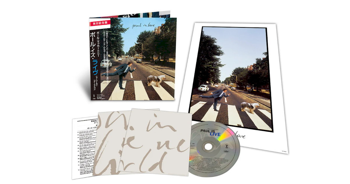 Paul McCartney relança 'Paul Is Live' em edição SHM-CD japonesa Paul McCartney relança 'Paul Is Live' em edição SHM-CD japonesa
