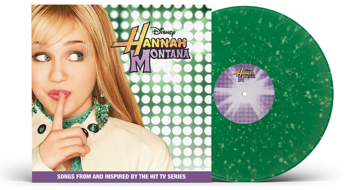 Trilha sonora de 'Hannah Montana' é relançada em vinil verde splatter